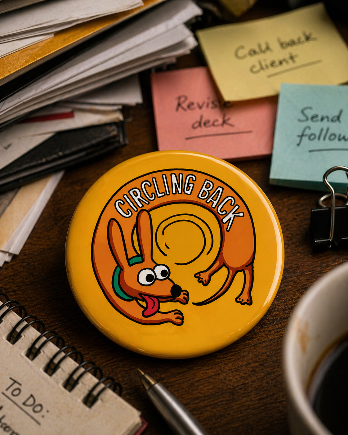 The Corporate Roast | Set of 6 | Badge Magnet | Funny Corporate Gift | Corporat Comics