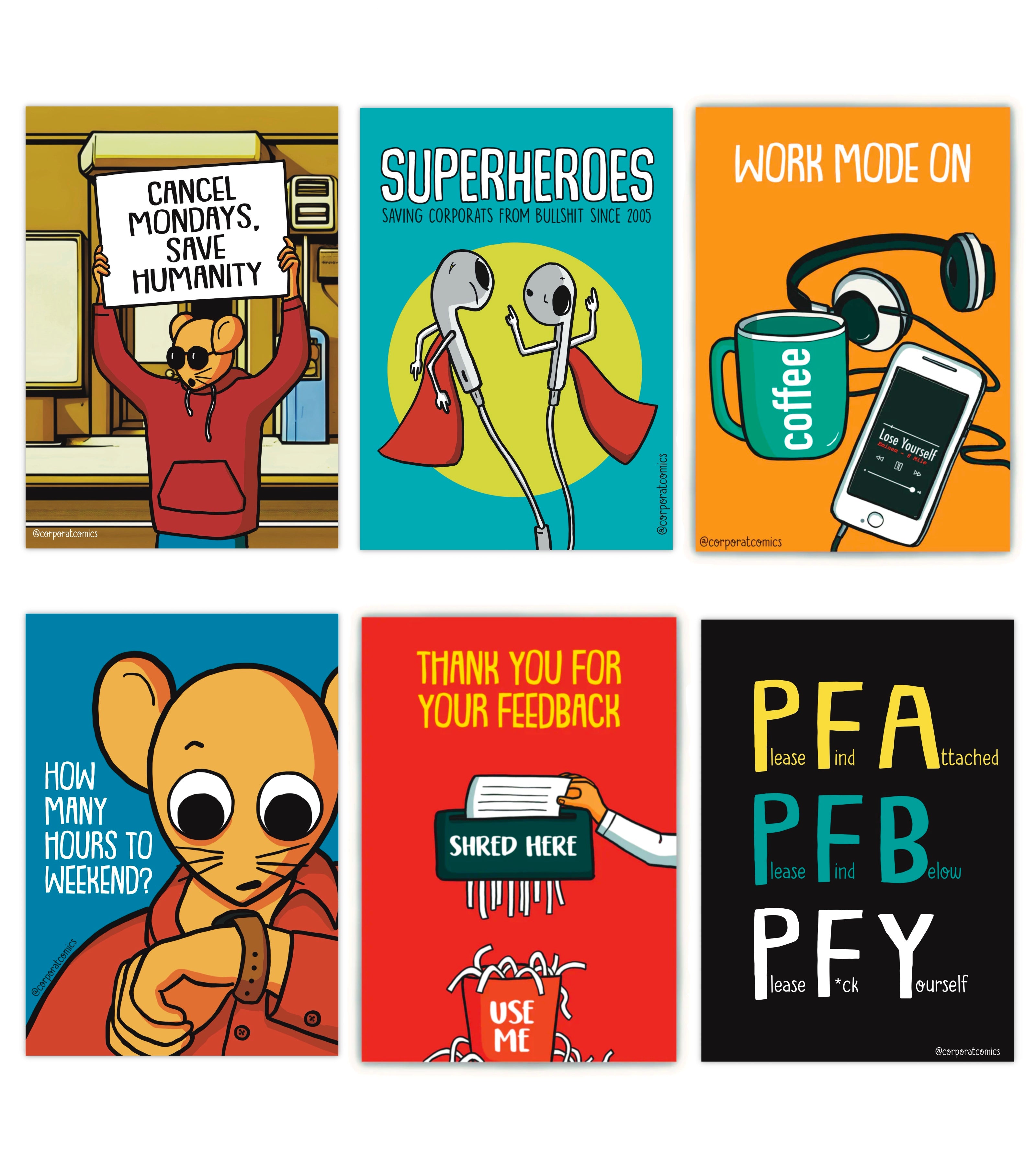 Poster Set - 6 at 499