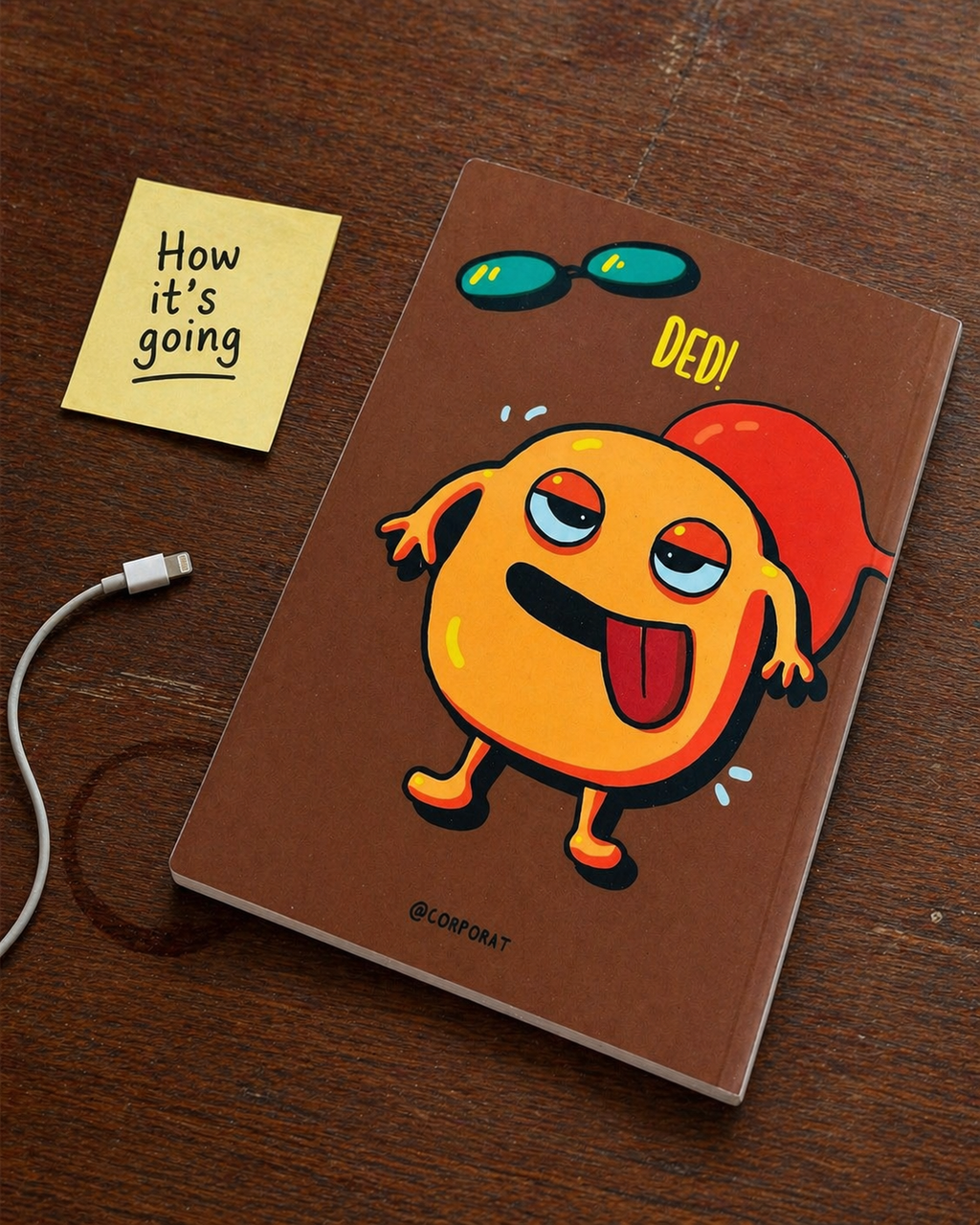 Set of 4 Quirky Notebooks