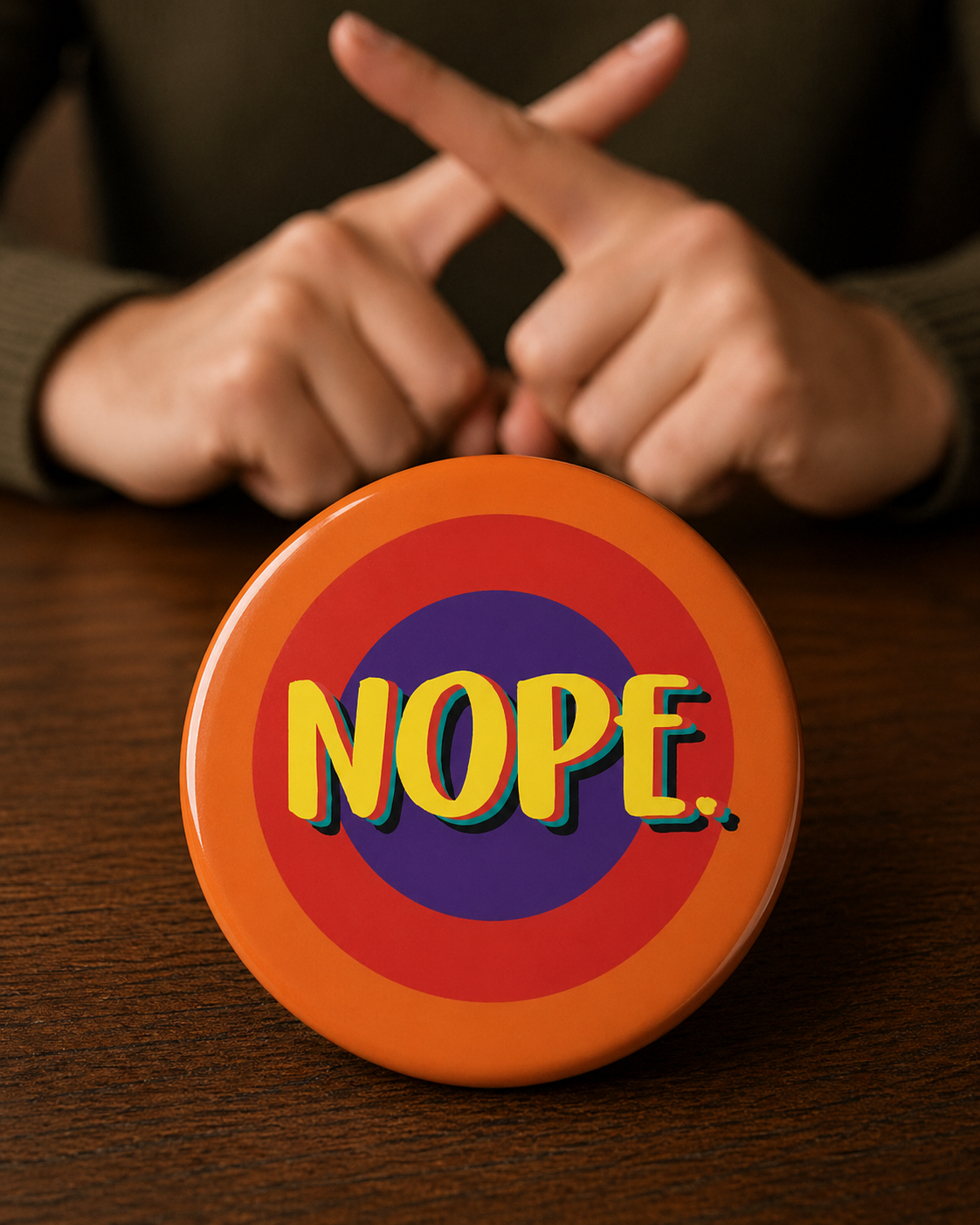 The Boundary Setters | Set of 6 | Badge Magnet | Funny Corporate Gift | Corporat Comics