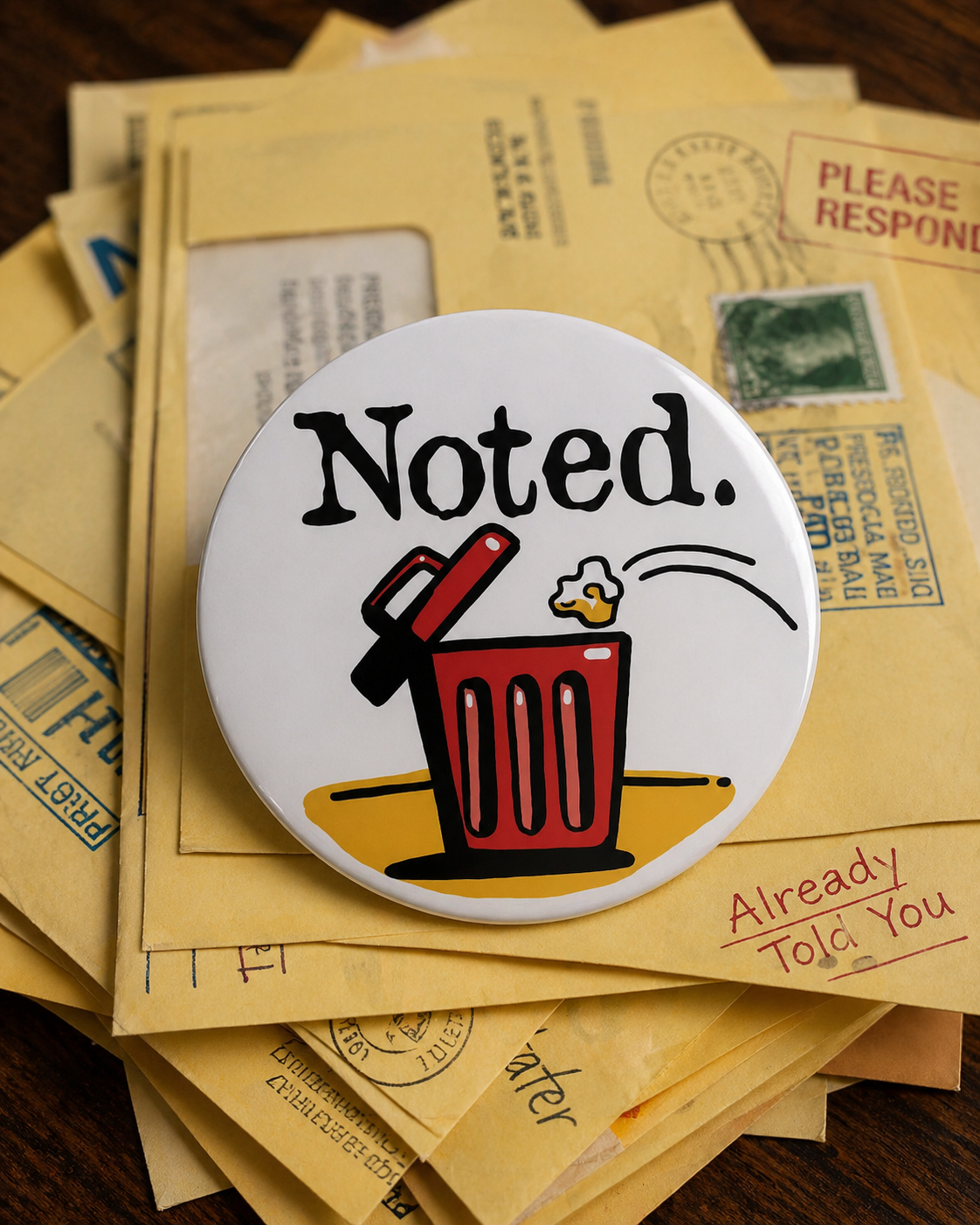 The Boundary Setters | Set of 6 | Badge Magnet | Funny Corporate Gift | Corporat Comics