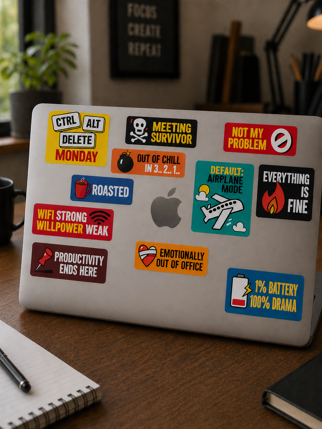 The Chaos Collection | Sticker Sheet | Funny Corporate Gift | Corporat Comics