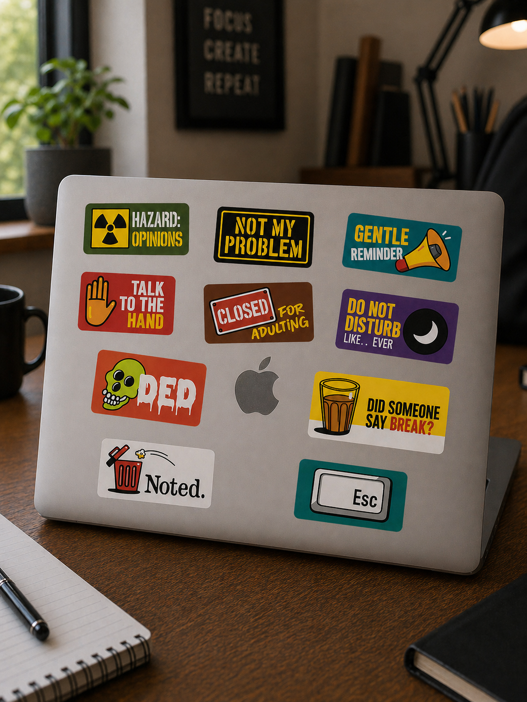 The Shutdown Sheet | Sticker Sheet | Funny Corporate Gift | Corporat Comics
