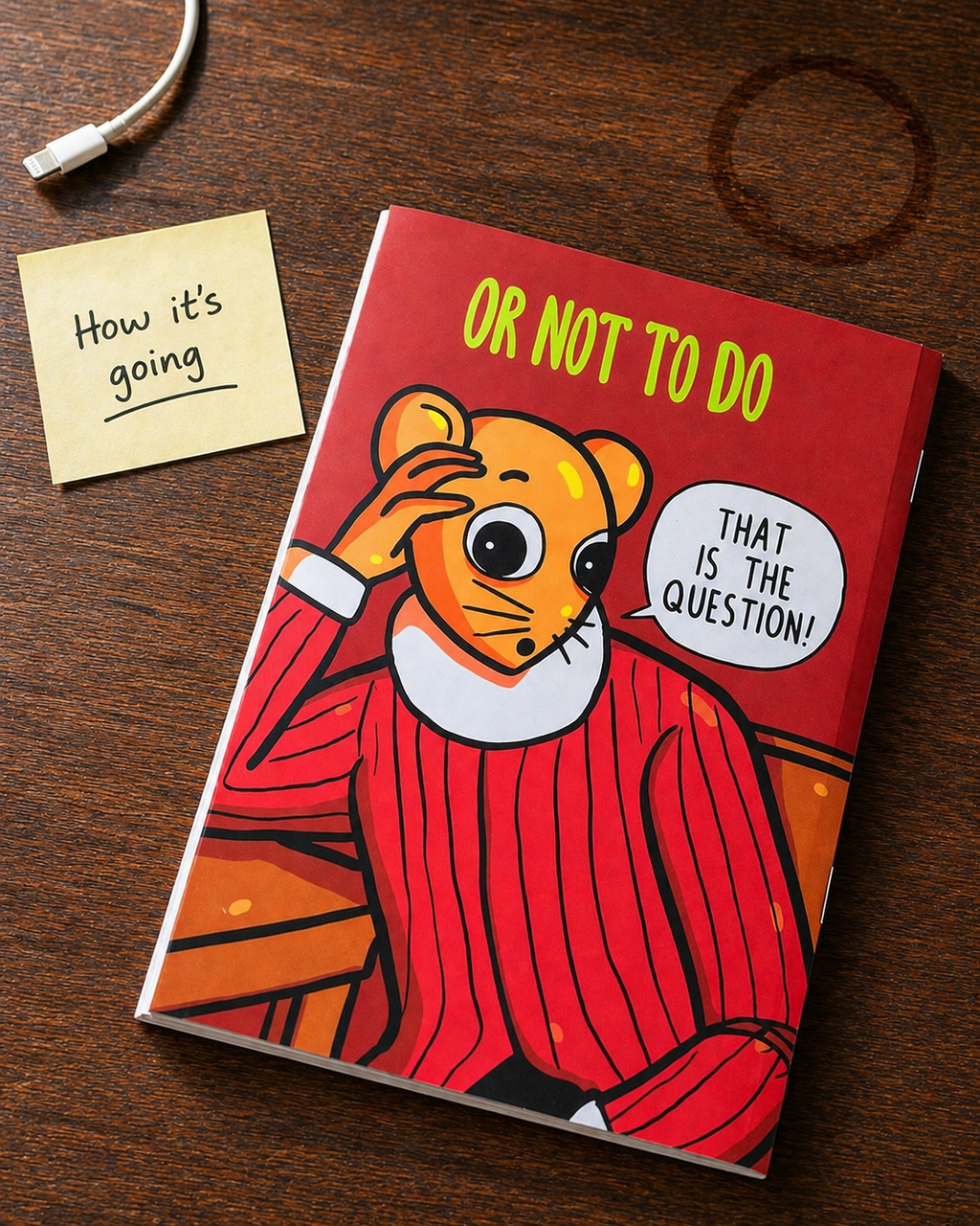 Set of 4 Quirky Notebooks