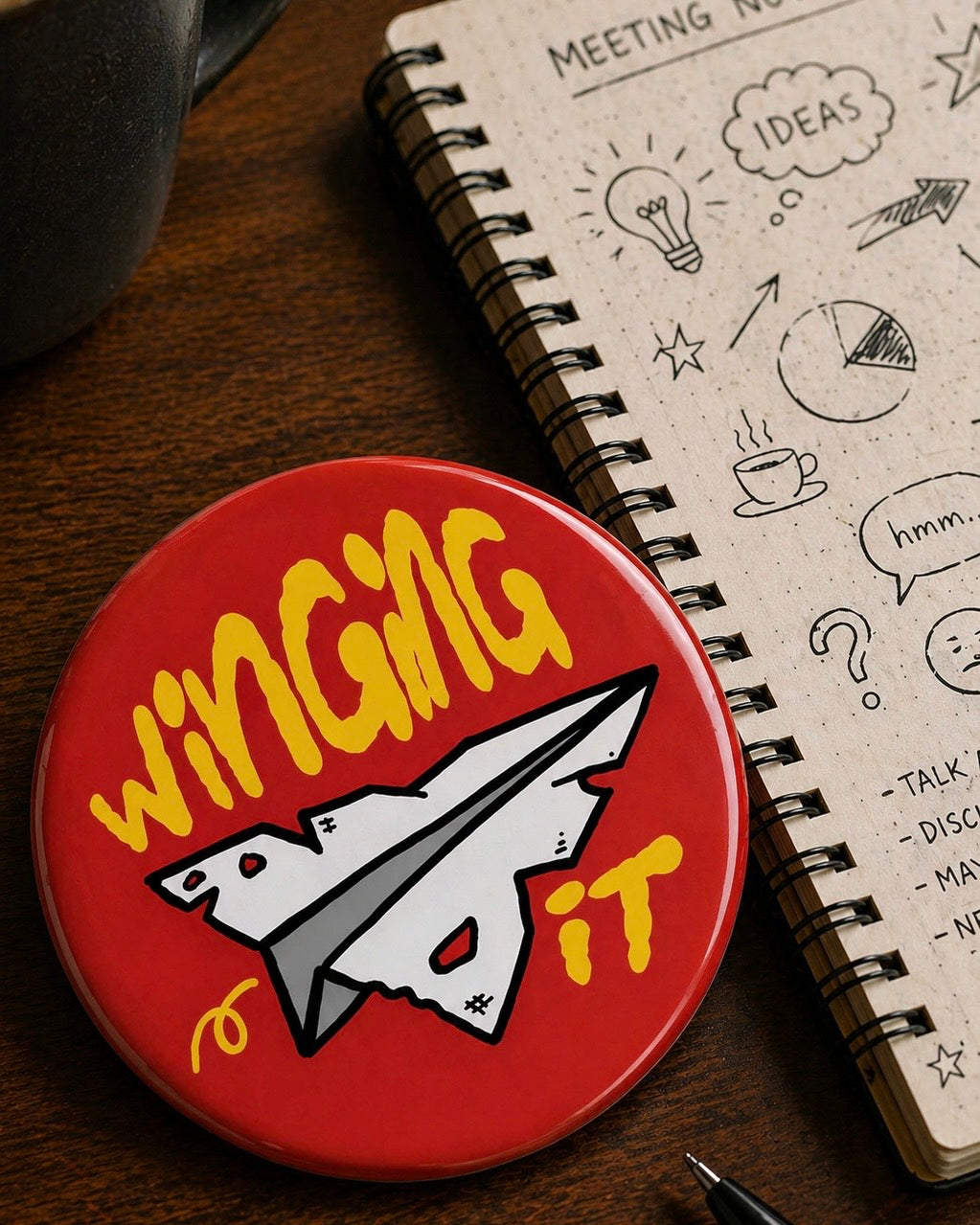 The Survival Kit | Set of 6 | Badge Magnet | Funny Corporate Gift | Corporat Comics