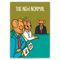 THE NEW NORMAL Poster | Funny Office Poster | Corporat Comics