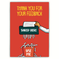 THANKS FOR YOUR FEEDBACK Poster | Funny Office Poster | Corporat Comics