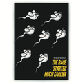 THE RACE Poster | Funny Office Poster | Corporat Comics